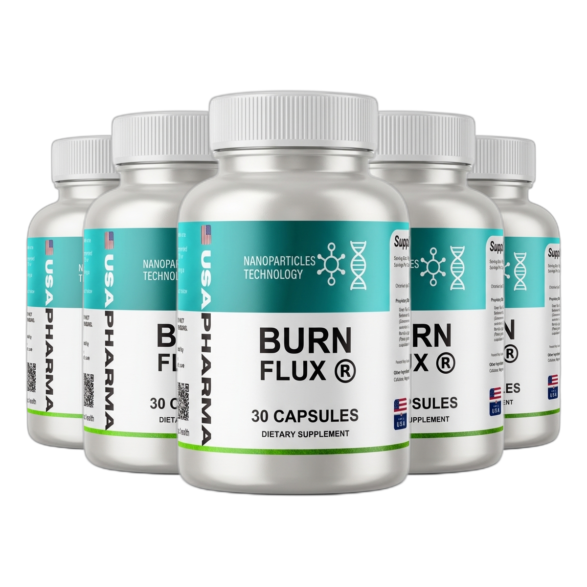BurnFlux - 6 Bottles Dietary Supplement for Weight Loss